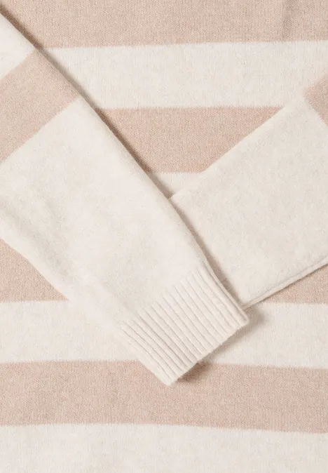 Softer Rollkragenpullover oat milk beige melange Softer Rollkragenpullover oat milk beige melange