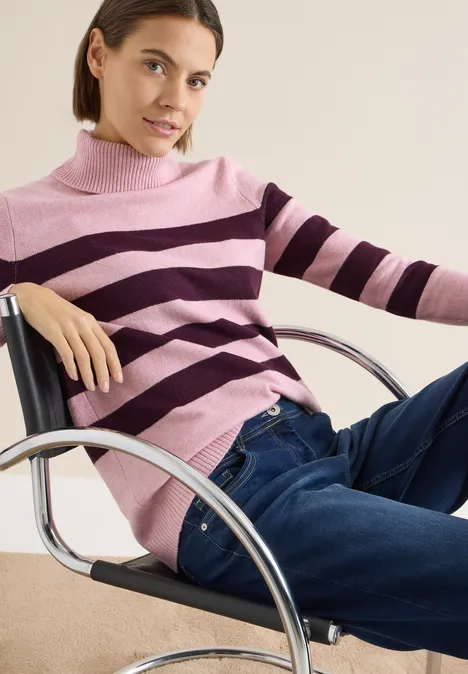 Softer Rollkragenpullover blossom glow melange Softer Rollkragenpullover blossom glow melange