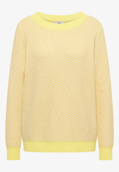 Two-Tone Pullover iced yellow