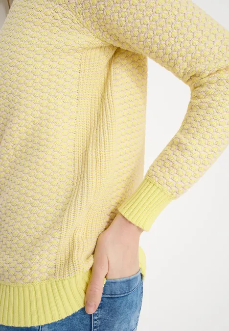 Two-Tone Pullover iced yellow