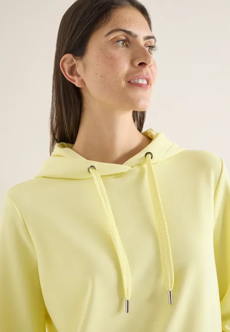 Hoodie avec backprint iced yellow