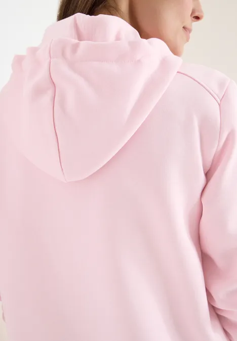 Lange hoodie light blush rose