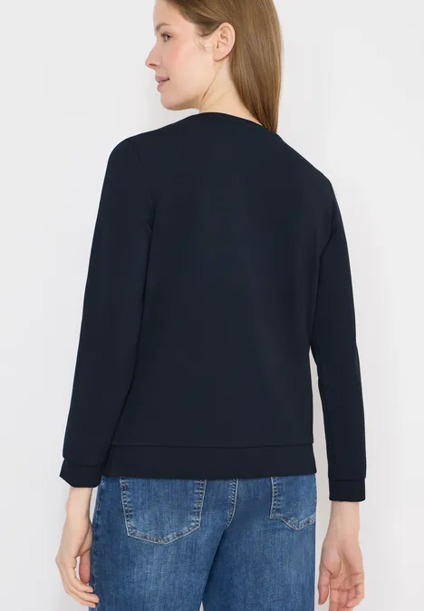 Shirt mit Ärmeldetail universal blue