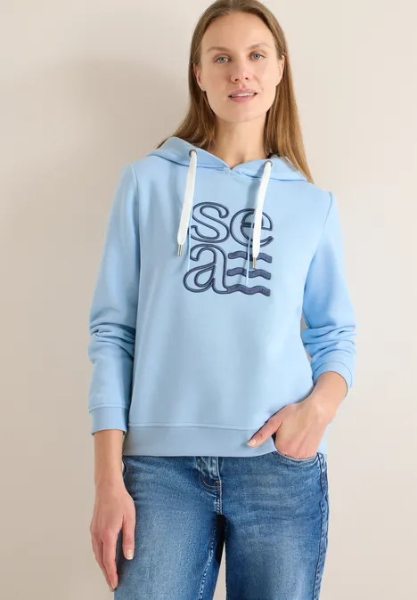 Hoodie mit Artwork light sky blue