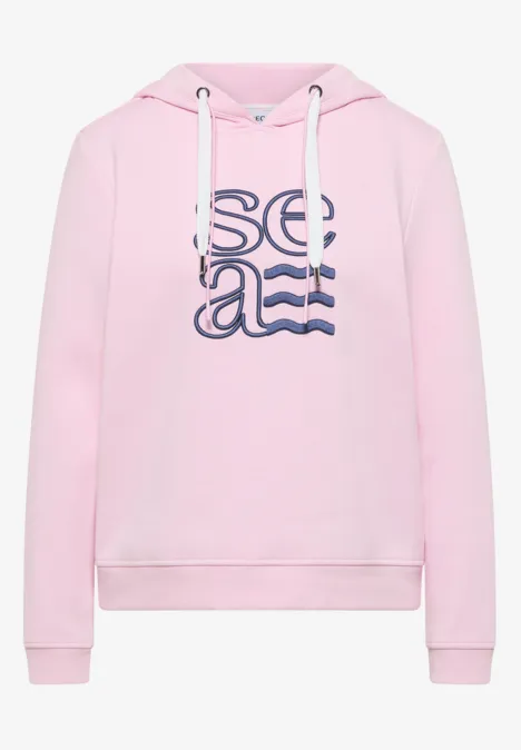 Hoodie met artwork light blush rose Hoodie met artwork light blush rose