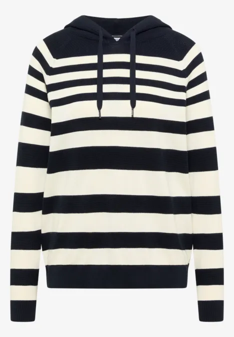 Hoodie à rayures structurées universal blue