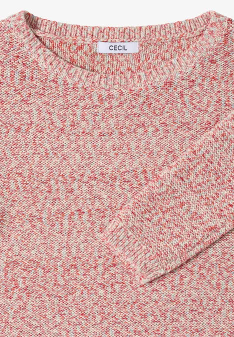 Pull-over Space-dye vanilla white