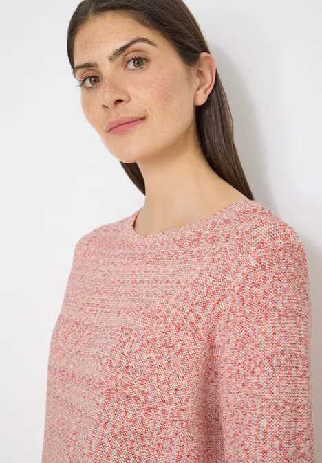 Pull-over Space-dye vanilla white