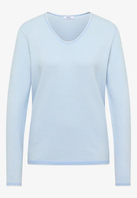 Pulls deux tons light sky blue