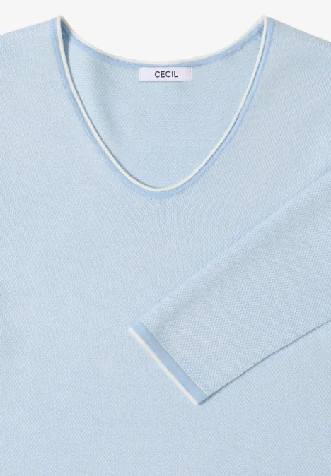 Pulls deux tons light sky blue