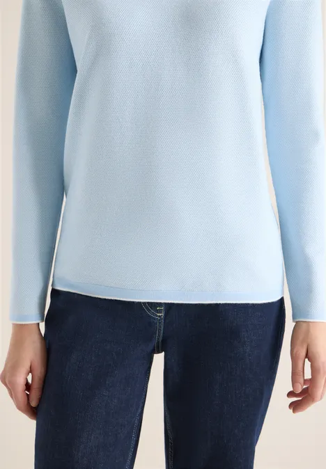 Pulls deux tons light sky blue