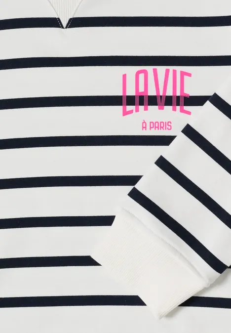 Hoodie mit Chestprint universal blue Hoodie mit Chestprint universal blue