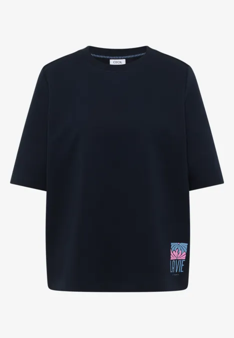 Sweatshirt mit Backprint universal blue