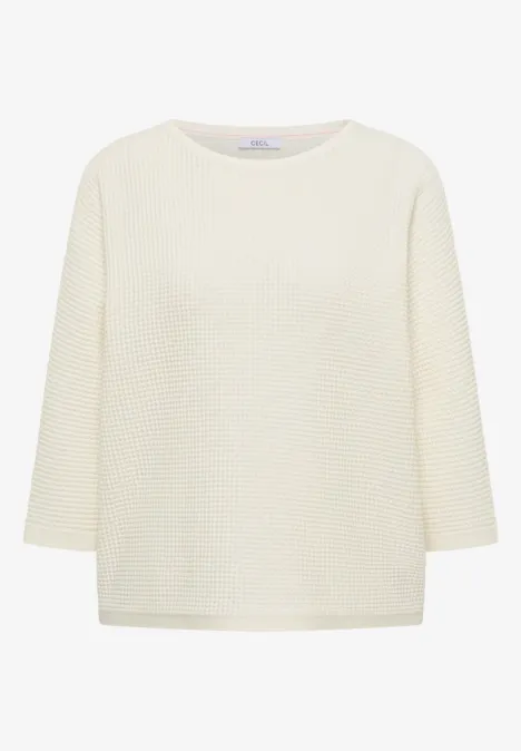 Doman trui raw sand beige