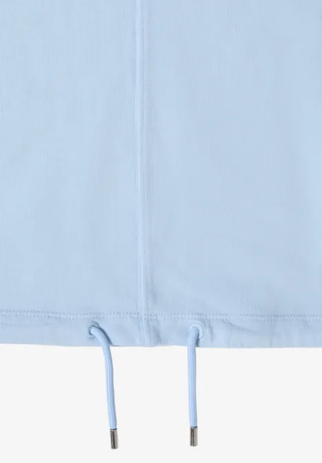 3/4- Arm Sweatshirt mit Tunnelzug fresh water blue