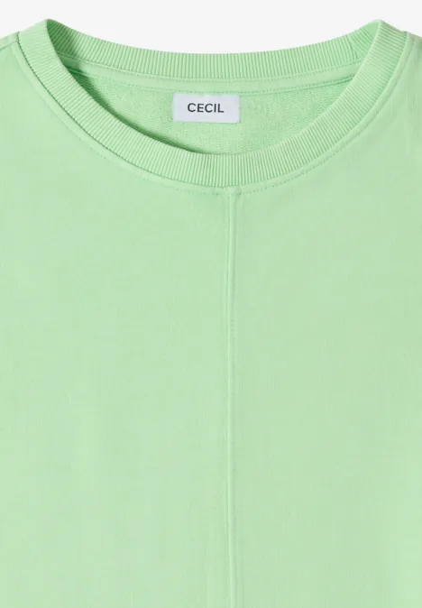 3/4- Arm Sweatshirt mit Tunnelzug juicy lime