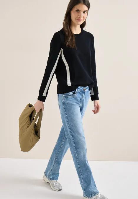 Colorblock sweatshirt universal blue