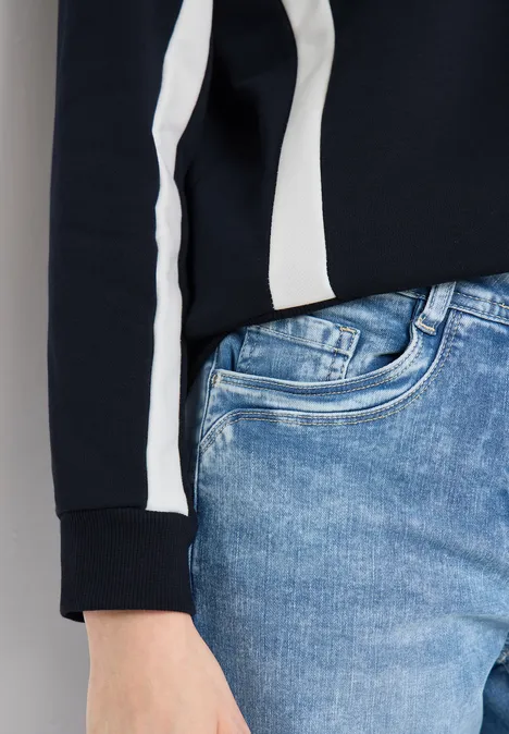 Colorblock sweatshirt universal blue