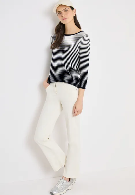 Gestreifter Pullover universal blue Gestreifter Pullover universal blue