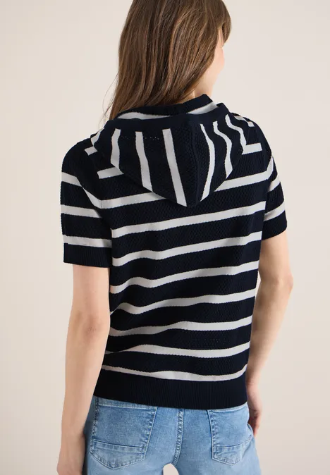 Pull à manches courtes avec capuche universal blue Pull à manches courtes avec capuche universal blue