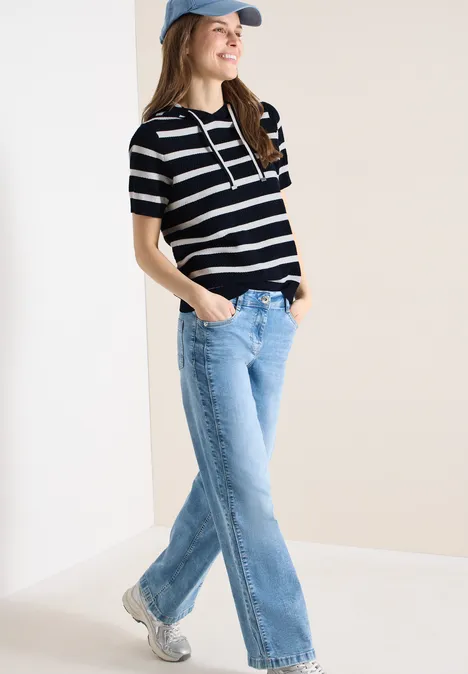 Pull à manches courtes avec capuche universal blue Pull à manches courtes avec capuche universal blue