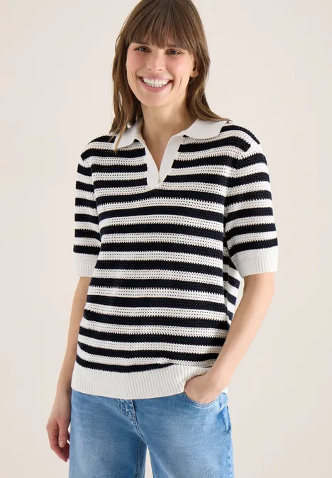 Poloshirt met korte mouwen in meshkwaliteit universal blue