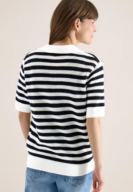 Poloshirt met korte mouwen in meshkwaliteit universal blue