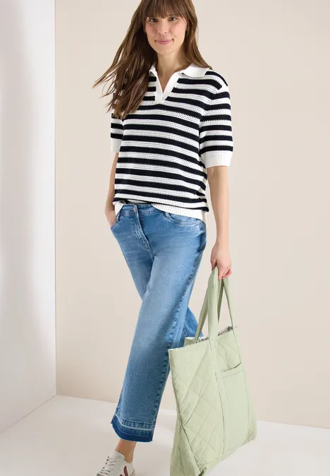 Poloshirt met korte mouwen in meshkwaliteit universal blue