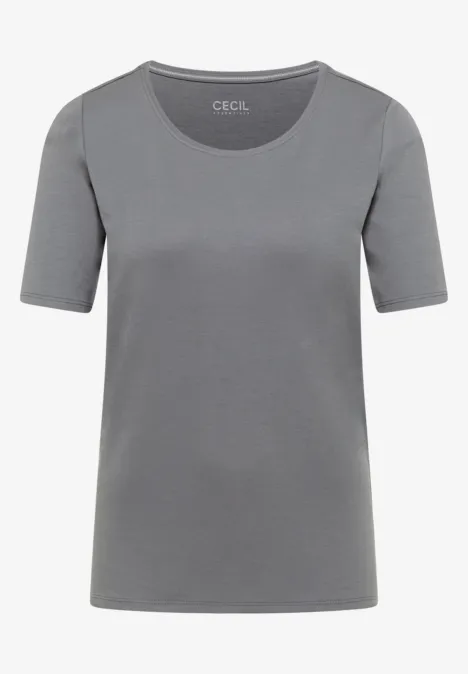 T-shirt en couleur unie graphite light grey T-shirt en couleur unie graphite light grey