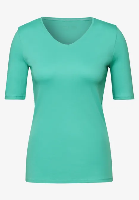 V-Neck T-Shirt agave green V-Neck T-Shirt agave green