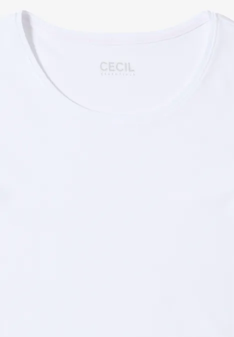 Basic Langarmshirt White
