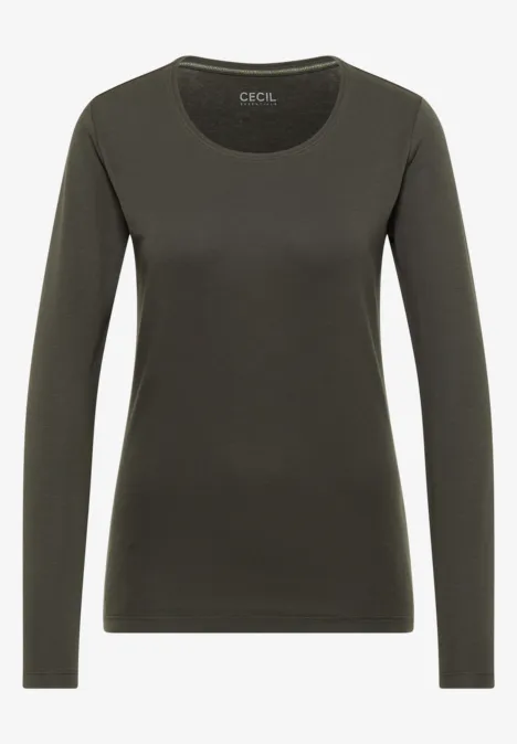 Basic Langarmshirt raw khaki Basic Langarmshirt raw khaki