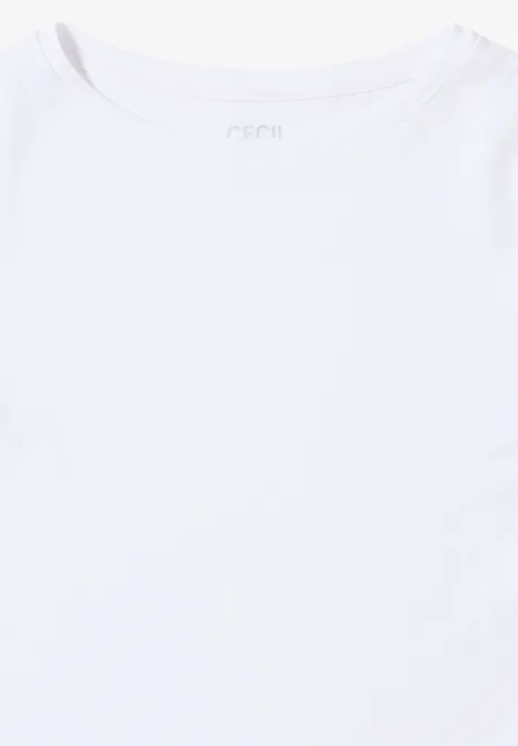 Basic onderzeeër shirt White
