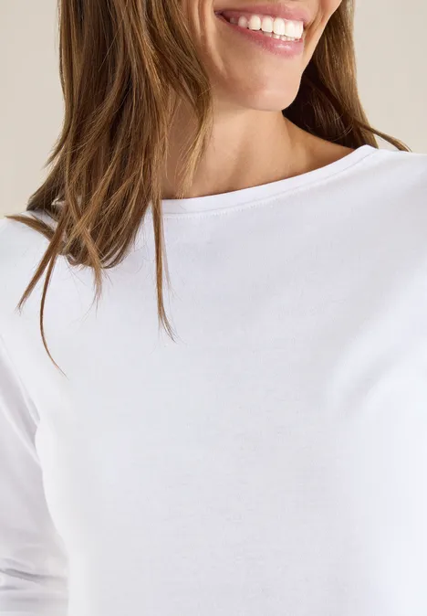 Basic onderzeeër shirt White