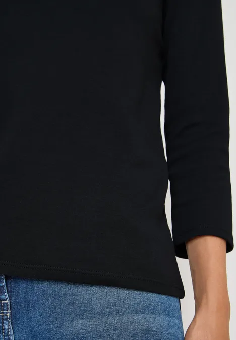 Basic onderzeeër shirt Black