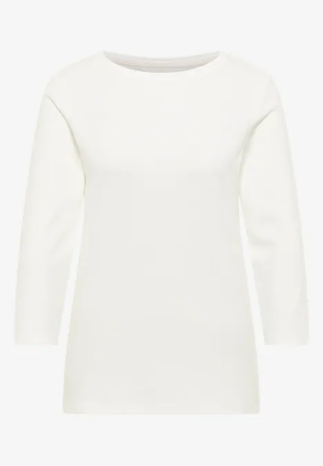 Basic onderzeeër shirt vanilla white