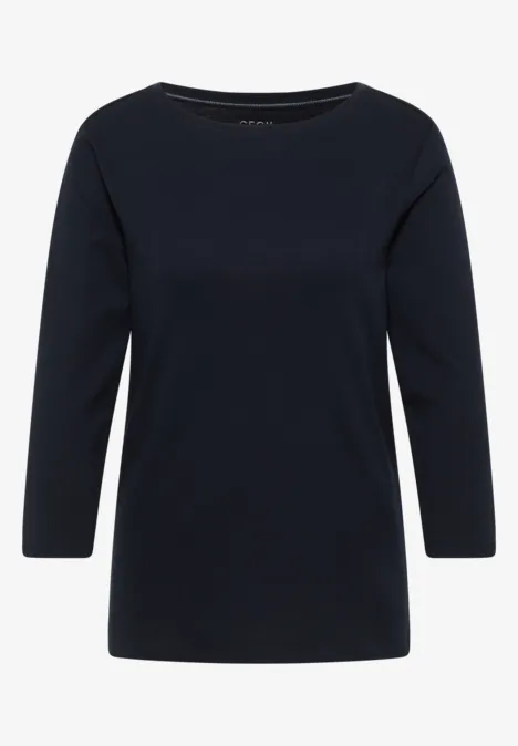 Basic onderzeeër shirt universal blue
