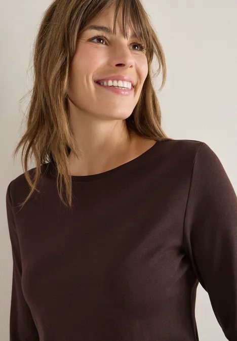 Basic U-Boot Shirt tartufo brown