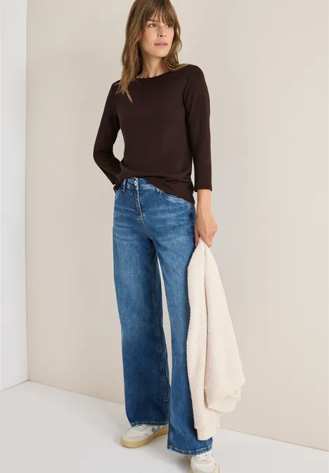 Basic U-Boot Shirt tartufo brown
