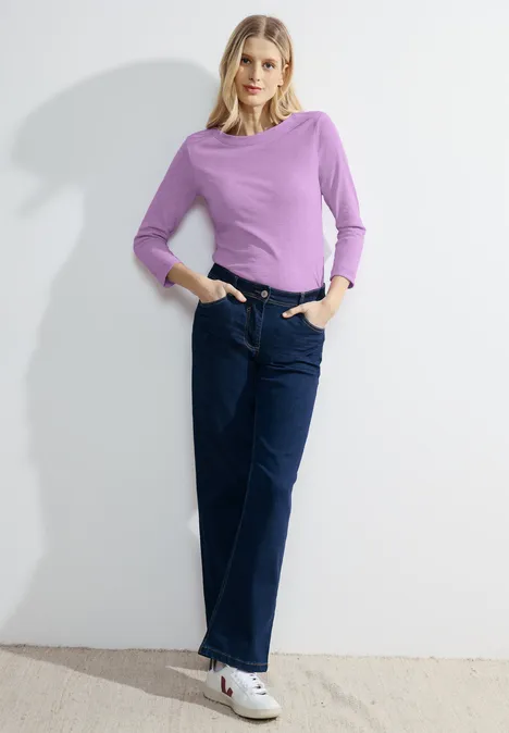 Basic Shirt sporty lilac