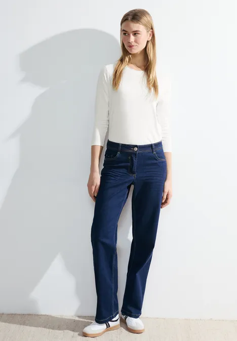 Basic 3/4 Shirt vanilla white