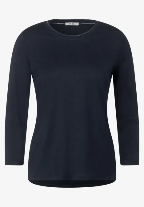 Basic 3/4 Shirt universal blue