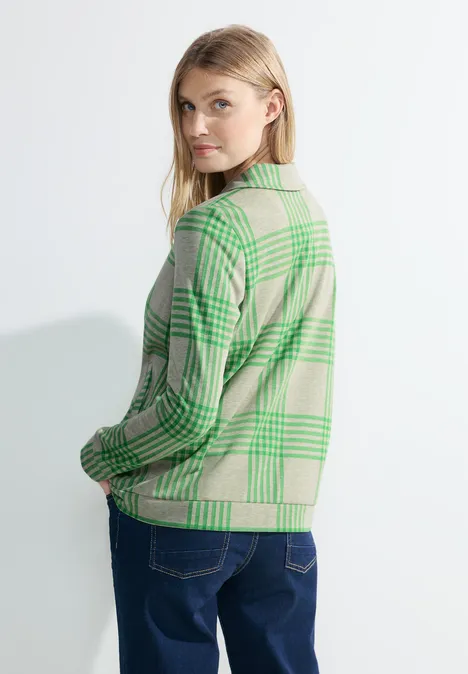 Karo Shirtjacke celery green