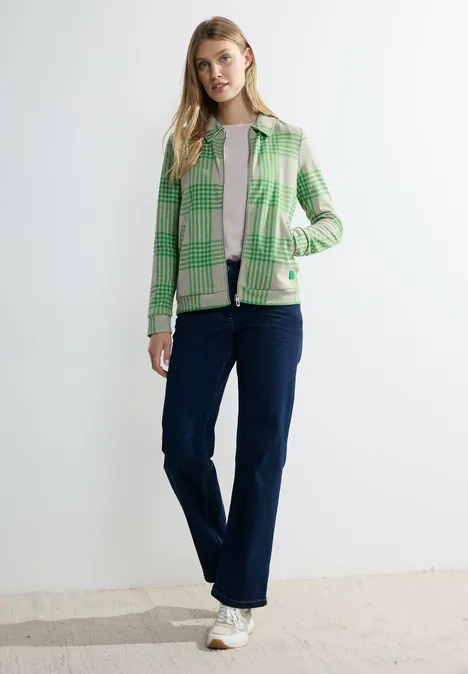 Karo Shirtjacke celery green