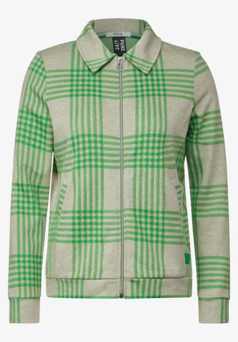 Karo Shirtjacke celery green