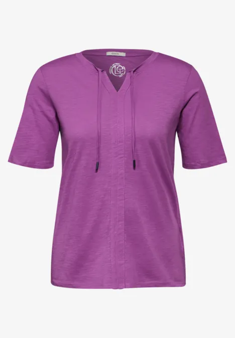 Flammgarn Tunikashirt iced violet