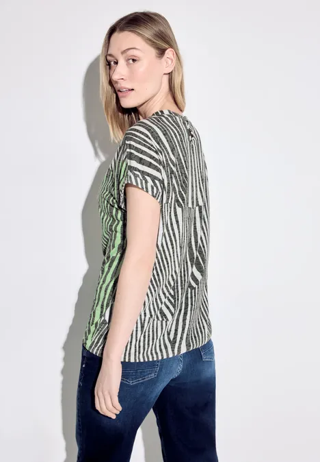 Burn Out T-Shirt cool khaki