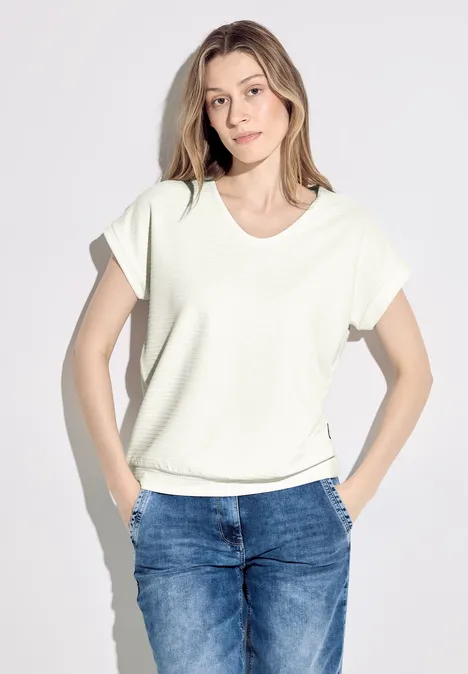 Chemisier Structuré Femme Cecil - Col Chemise, Manches Longues, Poches - 11