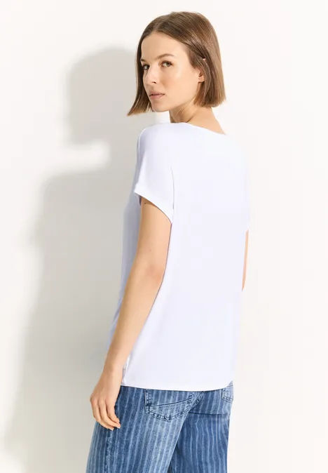 V-Neck T-Shirt White