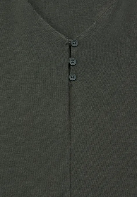 V-Neck T-Shirt cool khaki
